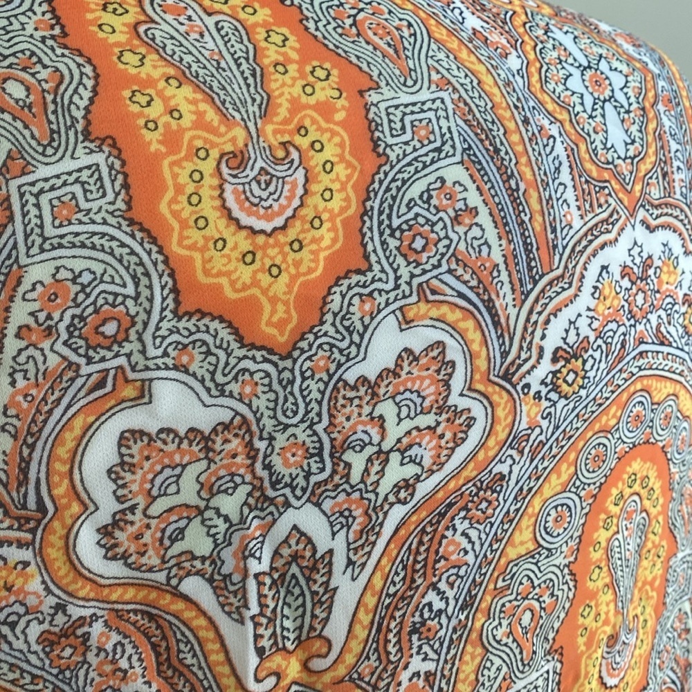 Ann Taylor Boho Print Cover Up Kimono One Size - Picture 7 of 8